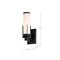 Nuvo Roselle - 1 Light Vanity - Matte Black with White Glass 60/8051 - alternate 2